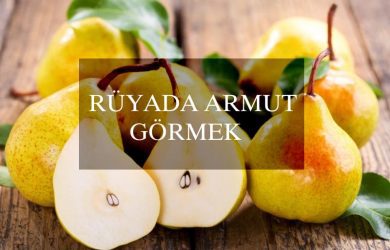 Rüyada armut görmek