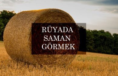 Rüyada saman görmek