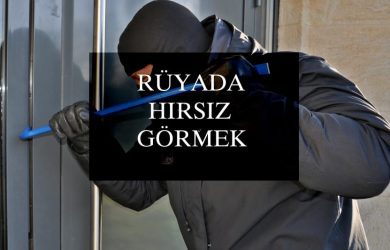 rüyada hırsız görmek