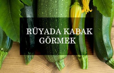 rüyada kabak görmek